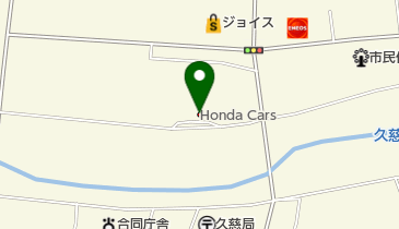 Honda Cars北岩手久慈店の地図画像