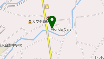 Honda Cars岩手花巻店の地図画像