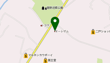マツダオートザム二戸の地図画像
