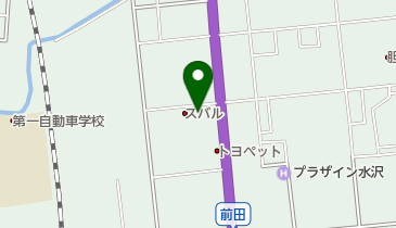 スバル東北水沢店の地図画像