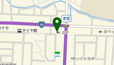 岩手トヨタ自動車新本宮店の地図画像