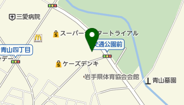 岩手ダイハツ販売盛岡青山店の地図画像