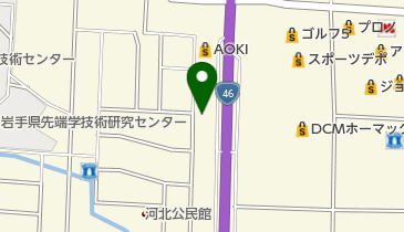 岩手ダイハツ販売盛岡北飯岡店の地図画像