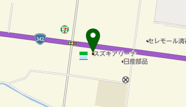 日新スズキ販売スズキアリーナ一関の地図画像