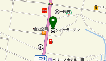 タイヤガーデン鈴木の地図画像