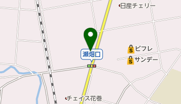 タイヤガーデン花巻の地図画像