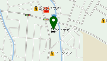 タイヤガーデン盛岡北の地図画像