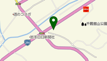 タイヤガーデン千厩の地図画像