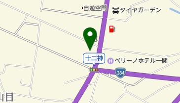タイヤ&ホイール館フジ一関店の地図画像