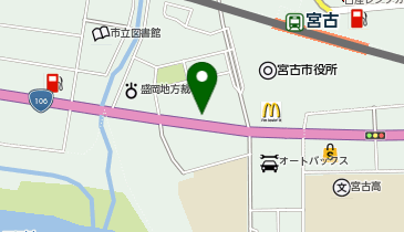 ミスタードーナツ宮古ショップの地図画像