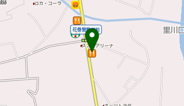 吉野家4号線花巻中央店の地図画像