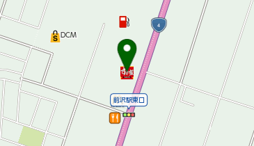すき家4号前沢店の地図画像