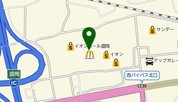 サイゼリヤイオンモール盛岡店の地図画像