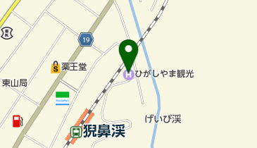 ひがしやま観光ホテルの地図画像