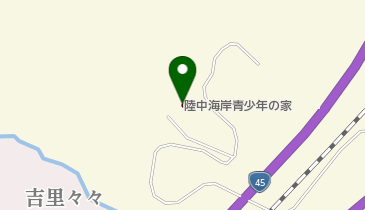 岩手県立陸中海岸青少年の家の地図画像