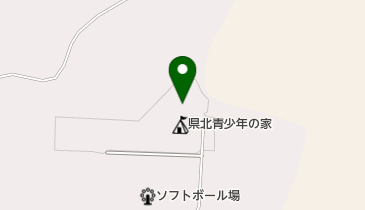 岩手県立県北青少年の家の地図画像