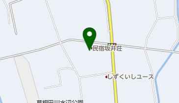 民宿坂井荘の地図画像