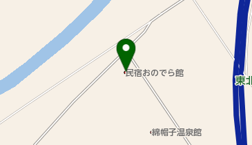 民宿おのでら館の地図画像
