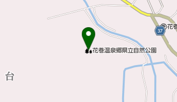 花巻温泉郷県立自然公園の地図画像