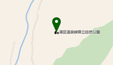湯田温泉峡県立自然公園の地図画像