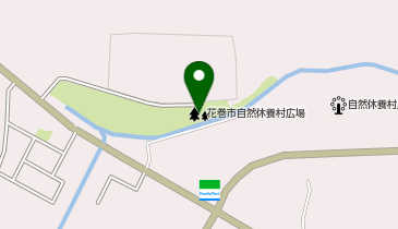 花巻市自然休養村広場の地図画像