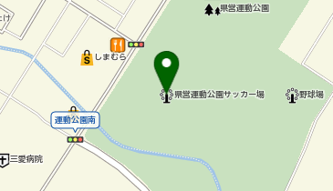 岩手県営運動公園サッカー場の地図画像