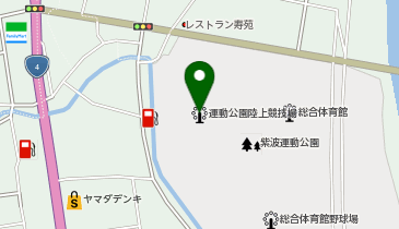 紫波運動公園陸上競技場の地図画像