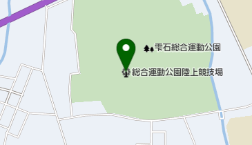 雫石総合運動公園陸上競技場の地図画像