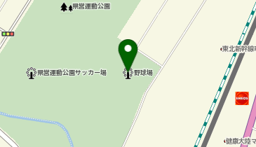 岩手県営運動公園野球場の地図画像