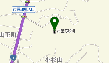 盛岡市営野球場の地図画像