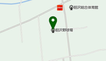 胆沢野球場の地図画像