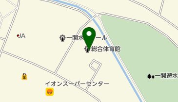 一関ヒロセユードームの地図画像