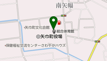 矢巾町民総合体育館の地図画像