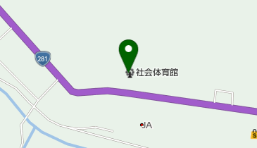 葛巻町社会体育館の地図画像