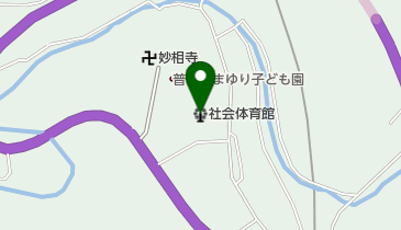 社会体育館の地図画像