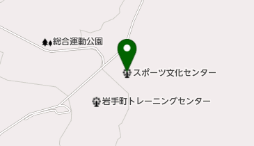 岩手町スポーツ文化センターの地図画像