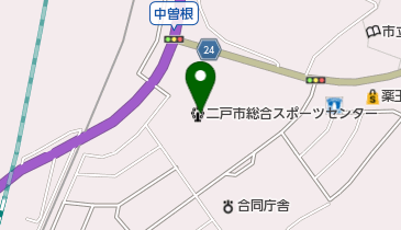 二戸市総合スポーツセンターの地図画像