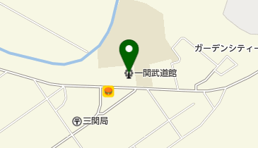一関武道館の地図画像