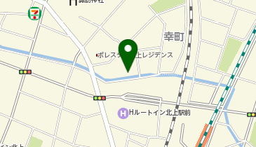 北上市民武道館の地図画像