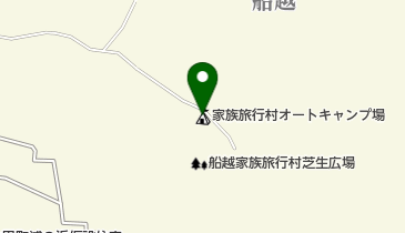 船越家族旅行村オートキャンプ場の地図画像