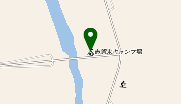 志賀来キャンプ場の地図画像