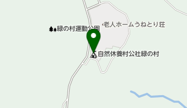 普代村自然休養村公社緑の村の地図画像