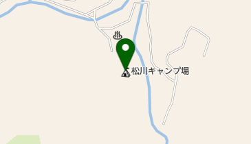 松川キャンプ場の地図画像