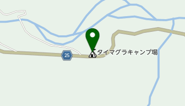 タイマグラキャンプ場の地図画像
