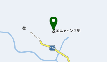 国見キャンプ場の地図画像