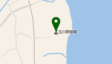 玉川野営場の地図画像