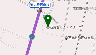 石鳥谷アイスアリーナの地図画像