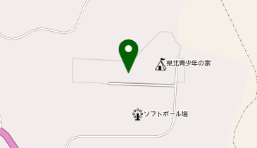 岩手県立県北青少年の家屋内スケート場の地図画像