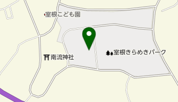 室根きらめきパークテニスコートの地図画像