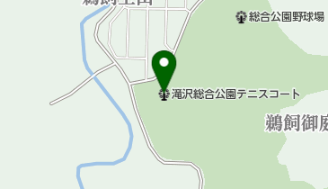 滝沢総合公園テニスコートの地図画像